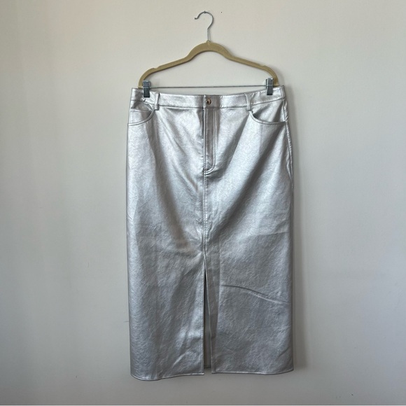 WAYF Five Pocket Midi Skirt - Picture 2 of 6